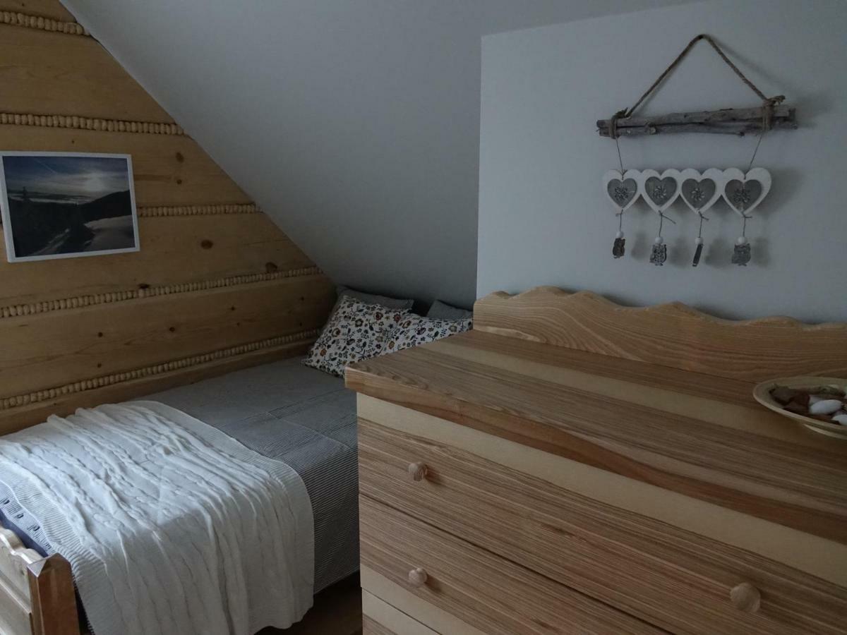 Domki Zawoja Z Jacuzzi Bagian luar foto