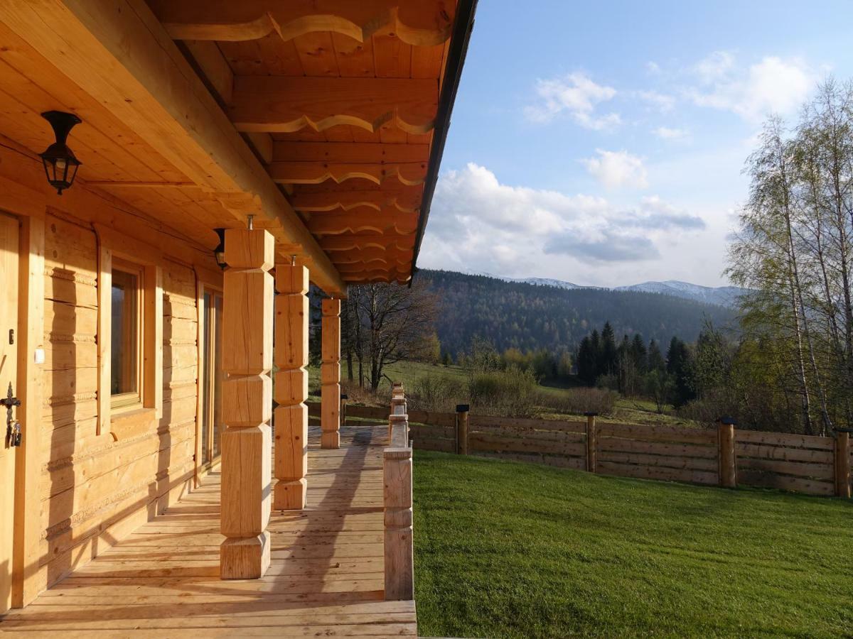 Domki Zawoja Z Jacuzzi Bagian luar foto
